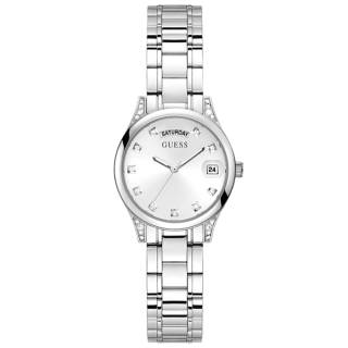 ΡΟΛΟΙ GUESS  GW0385L1 GUESS Mini Aura Crystals Sivler Stainless Steel Bracelet