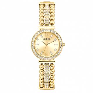 ΡΟΛΟΙ GUESS  GW0401L2 GUESS Gala Crystals Gold Stainless Steel Bracelet