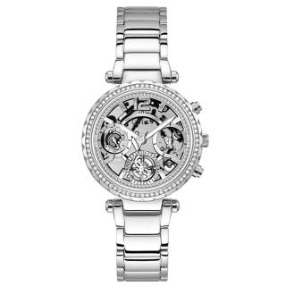 ΡΟΛΟΙ GUESS  GW0403L1 GUESS Solstice Crystals Silver Stainless Steel Bracelet