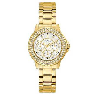 ΡΟΛΟΙ GUESS  GW0410L2 GUESS Crown Jewel Crystals Gold Stainless Steel Bracelet