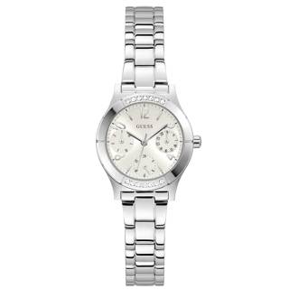 ΡΟΛΟΙ GUESS  GW0413L1 GUESS Piper Crystals Silver Stainless Steel Bracelet