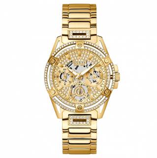 ΡΟΛΟΙ GUESS GW0464L2 GUESS Queen Crystals Gold Stainless Steel Bracelet