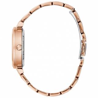 ΡΟΛΟΙ GUESS  GW0470L3 GUESS Crystal Clear Crystals Rose Gold Stainless Steel Bracelet