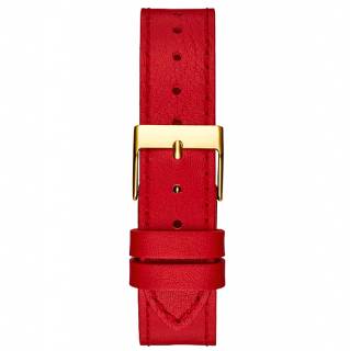 ΡΟΛΟΙ GUESS  GW0504L2 GUESS Fame Crystals Red Leather Strap