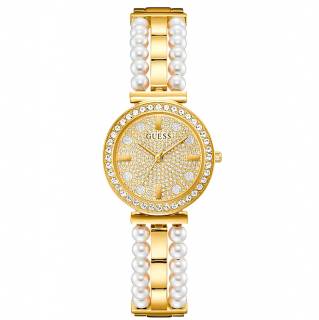 ΡΟΛΟΙ GUESS  GW0531L2 GUESS Gala Crystals Gold Stainless Steel Bracelet