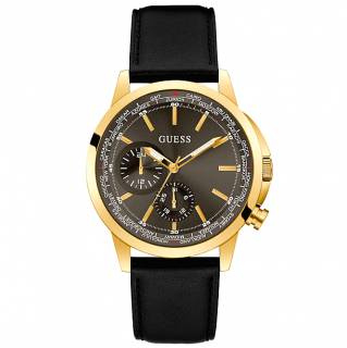 ΡΟΛΟΙ GUESS  GW0540G1 GUESS Spec Black Leather Strap