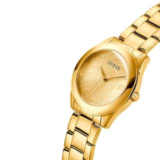 ΡΟΛΟΙ GUESS GW0606L2 GUESS Cubed Gold Stainless Steel Bracelet