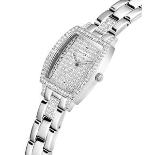 ΡΟΛΟΙ GUESS  GW0611L1 GUESS Brilliant Crystals Silver Stainless Steel Bracelet