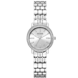 ΡΟΛΟΙ GUESS GW0612L1 GUESS Hayley Crystals Silver Stainless Steel Bracelet