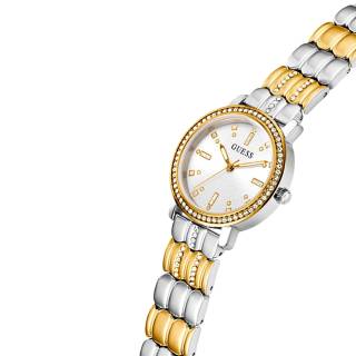 ΡΟΛΟΙ GUESS GW0612L2 GUESS Hayley Crystals Two Tone Stainless Steel Bracelet