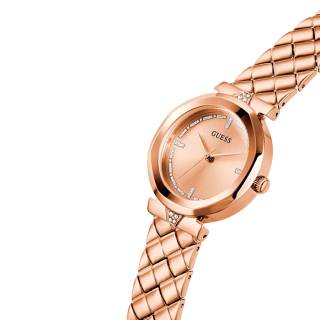 ΡΟΛΟΙ GUESS GW0613L3  GUESS Rumour Crystals Rose Gold Stainless Steel Bracelet