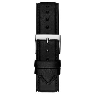 ΡΟΛΟΙ GUESS GW0628G1 Crescent Black Leather Strap