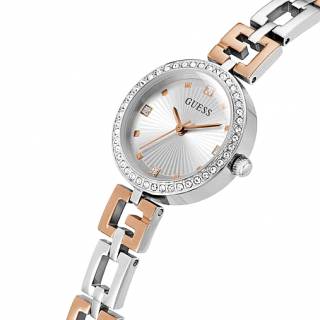 ΡΟΛΟΙ GUESS GW0656L2 GUESS Lady G Crystals Two Tone Stainless Steel Bracelet