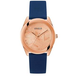 ΡΟΛΟΙ GUESS GW0665L2 GUESS Cubed Blue Rubber Strap