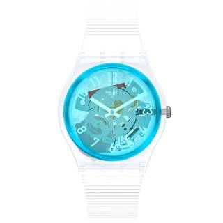 ΡΟΛΟΙ SWATCH GW215 SWATCH Monthly Drops Retro-Bianco Silicone Strap