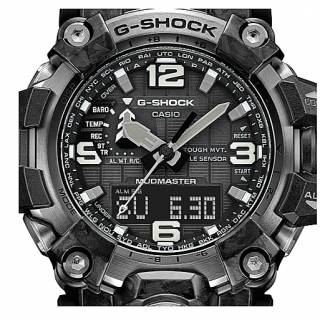 ΡΟΛΟΙ CASIO GWG-2000-1A1ER CASIO G-Shock Mud Master Solar Radiocontrolled Black Rubber Strap