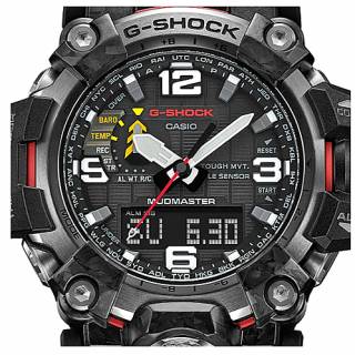 ΡΟΛΟΙ CASIO GWG-2000-1A3ER CASIO G-Shock Mud Master Solar Radiocontrolled Black Rubber Strap