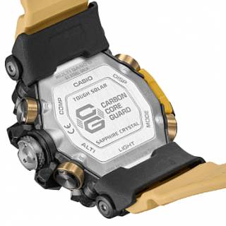 ΡΟΛΟΙ CASIO GWG-2000-1A5ER CASIO G-Shock Mud Master Solar Radiocontrolled Brown Rubber Strap