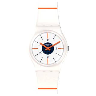 ΡΟΛΟΙ SWATCH   GZ318 SWATCH Roland Garros Belle De Set White Silicone Strap