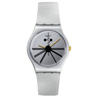 ΡΟΛΟΙ SWATCH GZ327 SWATCH Cheese Squeak Squeak Grey Silicone Strap