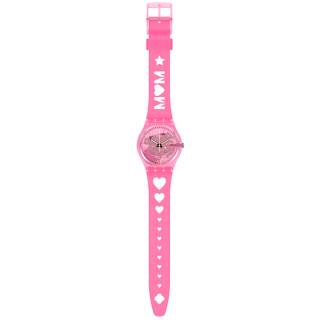 ΡΟΛΟΙ SWATCH GZ354 SWATCH Love With All the Alphabet Pink Blue Silicone Strap