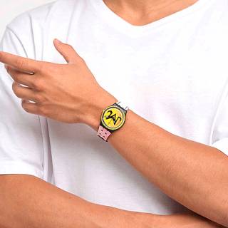 ΡΟΛΟΙ SWATCH GZ358 SWATCH Majin Buu X Swatch Dragonball Z Multicolor Silicone Strap