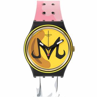 ΡΟΛΟΙ SWATCH GZ358 SWATCH Majin Buu X Swatch Dragonball Z Multicolor Silicone Strap