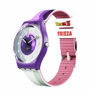 ΡΟΛΟΙ SWATCH GZ359 SWATCH Frieza X Swatch Dragonball Z Multicolor Silicone Strap