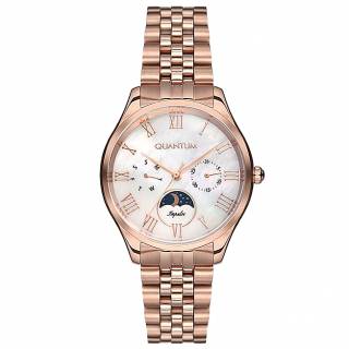 ΡΟΛΟΙ QUANTUM   IML660.420 QUANTUM Impulse Rose Gold Stainless Steel Bracelet