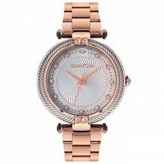 ΡΟΛΟΙ QUANTUM   IML699.520 QUANTUM Impulse Crystals Rose Gold Stainless Steel Bracelet