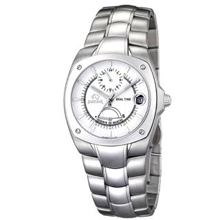 Ρολόι JAGUAR  J297/1  JAGUAR Gents Automatic Dual Time Silver Stainless Steel Bracelet