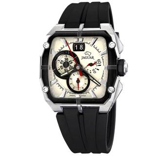 Ρολόι JAGUAR   J637/1 JAGUAR Men's Chronograph Black Rubber Strap