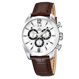 Ρολόι JAGUAR  J661/1 JAGUAR Gents Chronograph Brown Leather Strap