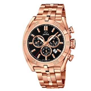 Ρολόι JAGUAR J854/3 JAGUAR Gents Chronograph Rose Gold Stainless Steel Bracelet