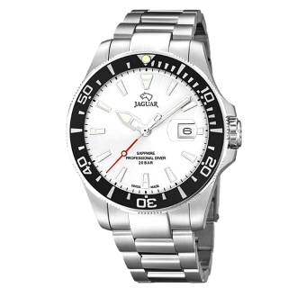 Ρολόι JAGUAR J860/1 JAGUAR Professional Diver Silver Stainless Steel Bracelet