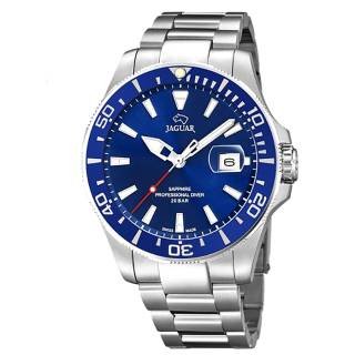 Ρολόι JAGUAR J860/C JAGUAR Professional Diver Silver Stainless Steel Bracelet