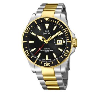 Ρολόι JAGUAR J863/2 JAGUAR Professional Diver Two Tone Stainless Steel Bracele