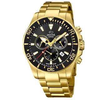 Ρολόι JAGUAR J864/3 JAGUAR Gents Chronograph Gold Stainless Steel Bracelet