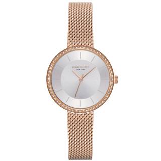 Ρολόι KENNETH COLE  KC50198004 KENNETH COLE Ladies Crystals Rose Gold Stainless Steel Bracelet