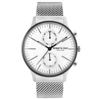 Ρολόι KENNETH COLE  KC50585006 KENNETH COLE Gents Silver Stainless Steel Bracelet