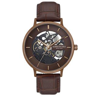 Ρολόι KENNETH COLE KC50780002 KENNETH COLE Gents Automatic Brown Leather Strap