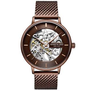 Ρολόι KENNETH COLE KC50780004 KENNETH COLE Gents Automatic Brown Stainless Steel Bracelet