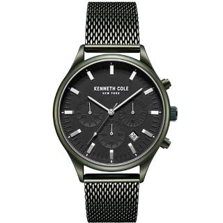 Ρολόι KENNETH COLE KC50782004 KENNETH COLE Gents Chronograph Black Stainless Steel Bracelet