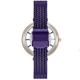 Ρολόι KENNETH COLE  KC50796001 KENNETH COLE Ladies Purple Stainless Steel Bracelet