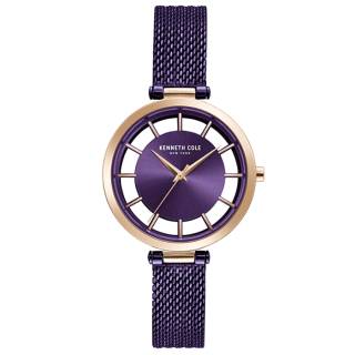 Ρολόι KENNETH COLE  KC50796001 KENNETH COLE Ladies Purple Stainless Steel Bracelet