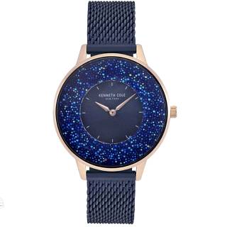 Ρολόι KENNETH COLE KC51010001 KENNETH COLE Ladies Crystals Blue Stainless Steel Bracelet