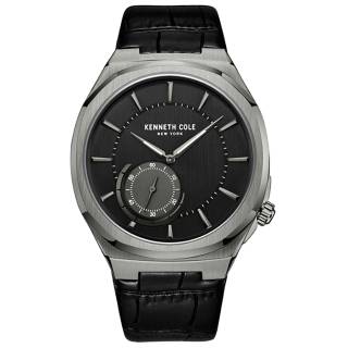 Ρολόι KENNETH COLE KCWGA2221601 KENNETH COLE Modern Classic Black Leather Strap