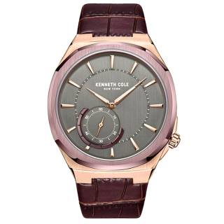 Ρολόι KENNETH COLE KCWGA2221602 KENNETH COLE Modern Classic Brown Leather Strap