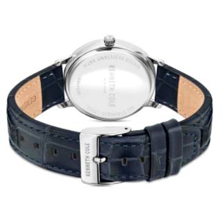 Ρολόι KENNETH COLE  KCWGB2123001 KENNETH COLE Modern Classic Blue Leather Strap