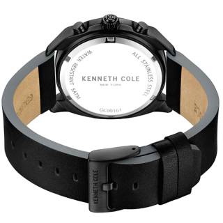 Ρολόι KENNETH COLE  KCWGC0016103 KENNETH COLE Modern Dress Chronograph Black Leather Strap